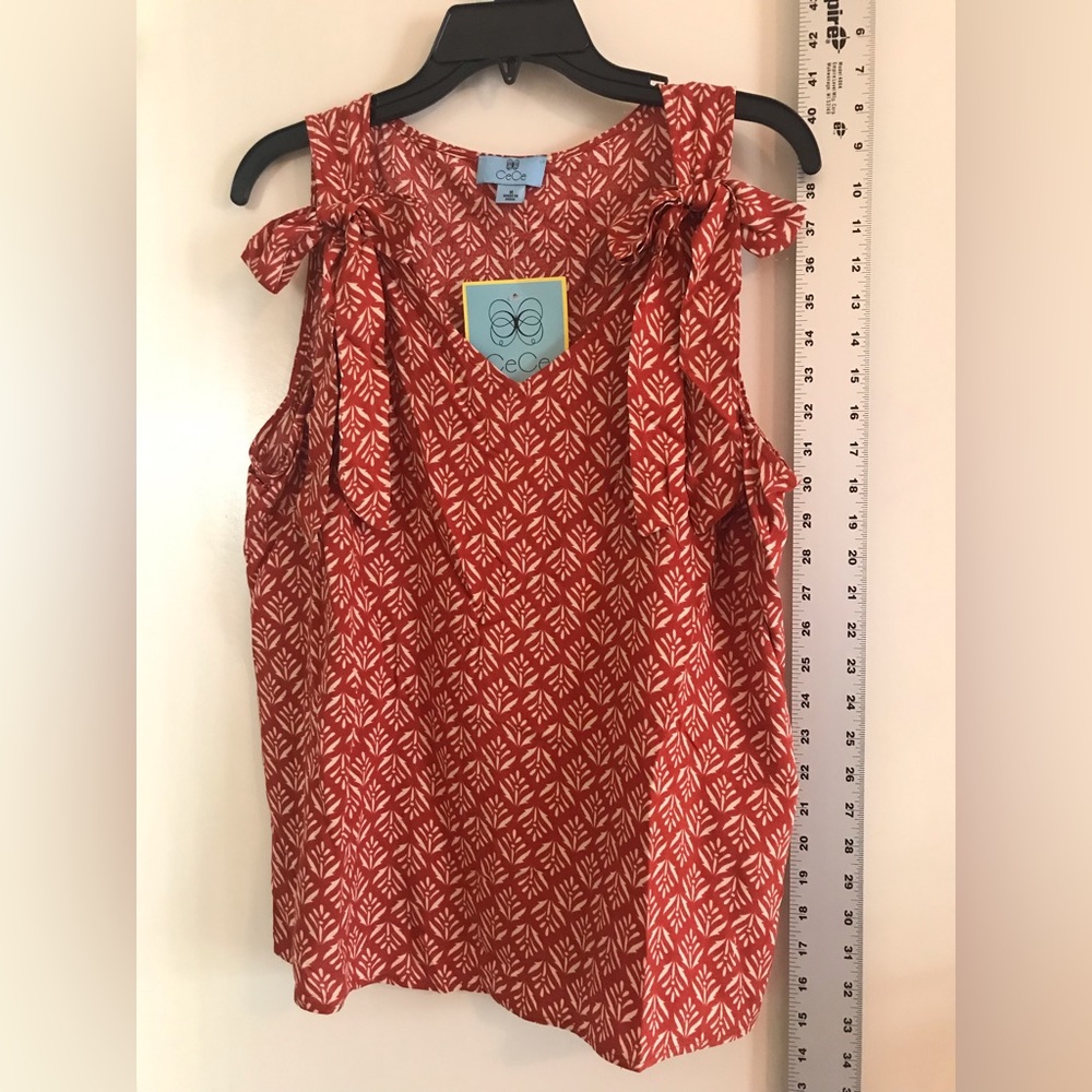 NWT CeCe rust colored pant outfit M - Picture 2 of 5